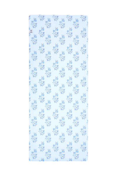 Jollie Yoga Mat The Plush Mat in Bluebird